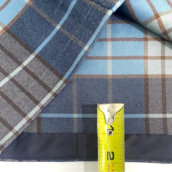 STAUD Patsy Wool Knit Plaid Mini Dress 70s Retro Like New Altered Length - Picture 13 of 16